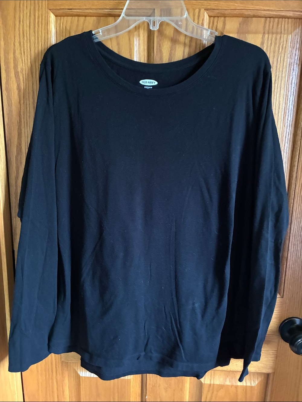 Old Navy Black Long Sleeve Crewneck everywear